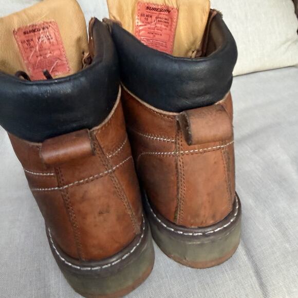 Sureway SW601MS LT.Brown Leather Slip/Oil Resistant Workboot US Mens 10 - Picture 6 of 14